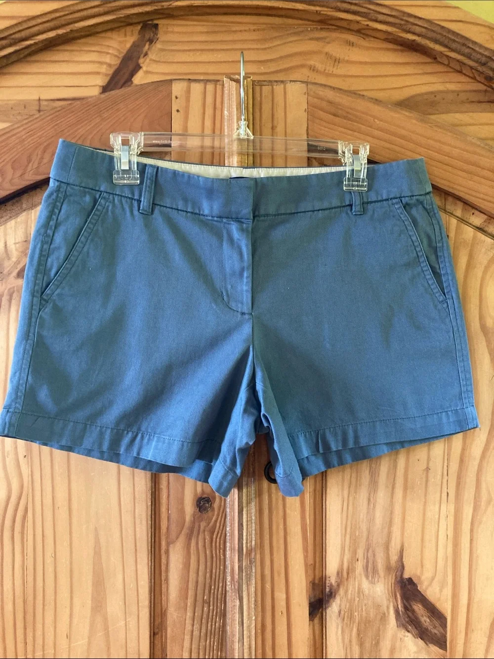 Women J. By J. Crew blue gray cute shorts size 10